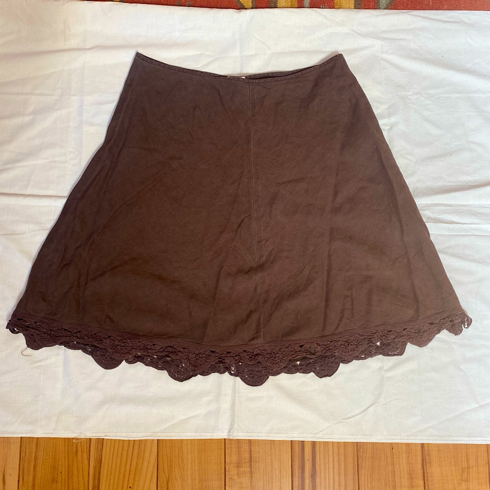 Linen Skirt Vintage Style Sz 12💛 Old Navy ✨